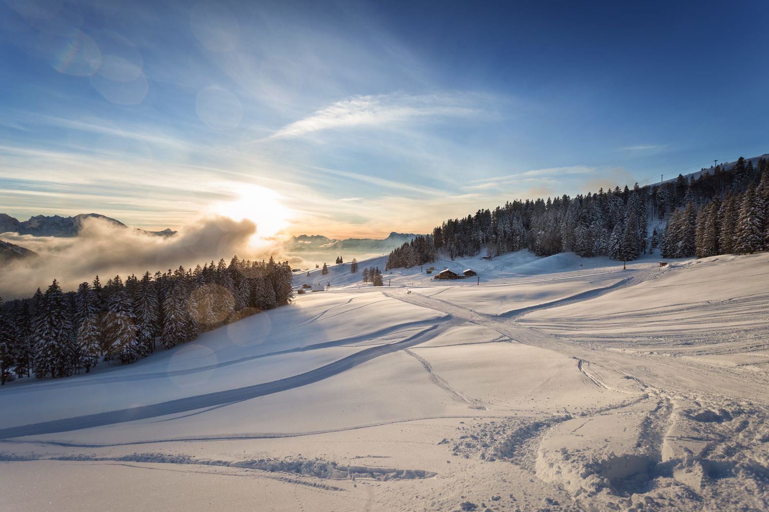 Gaissau Hintersee Winterlanschaft 1