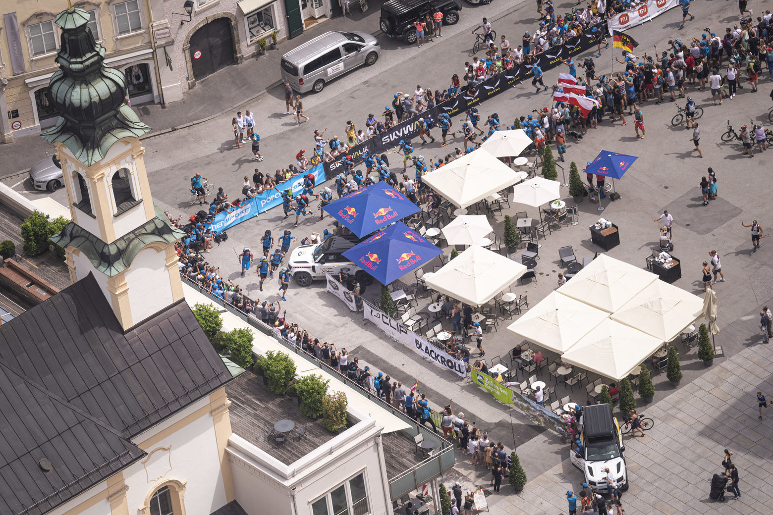 Red Bull X Alps Race Start Mozartplatz