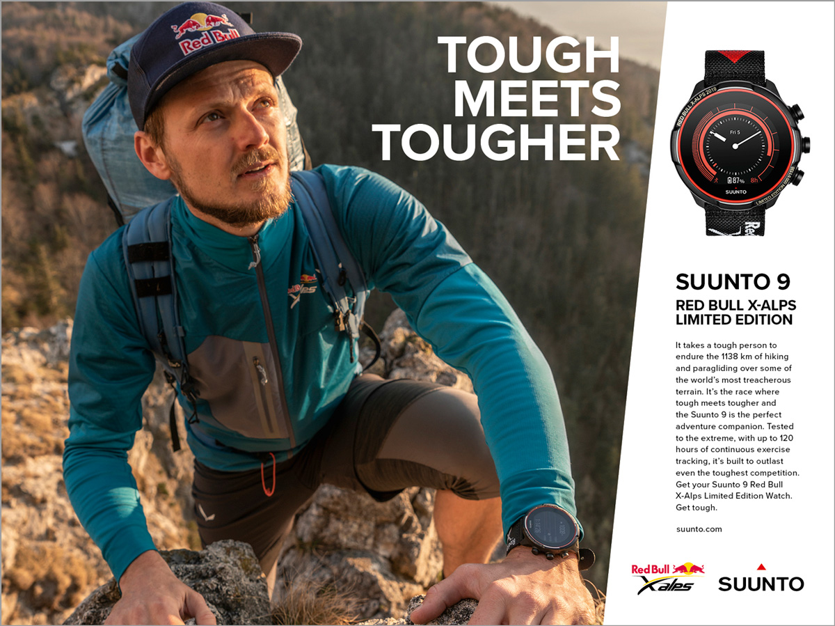 SUUNTO RELEASED 1138 RED BULL X-ALPS LIMITED EDITION WATCHES
